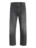 Jack e Jones Jeans Straight Jjieddie Jjoriginal Uomo 12300825 Black Denim - Nero