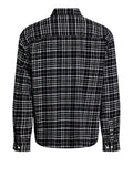 Jack e Jones Camicia Casual Jorfrederiksberg Flannel Uomo 12301088 Black - Nero