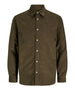 jack e jones camicia casual corduroy uomo 12301352 crocodile verde 161591514