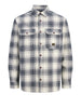 jack e jones camicia casual uomo 12301357 dark navy blu 165844655