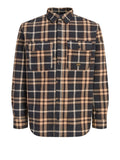 Jack e Jones Camicia Casual Uomo 12301357 Ganache - Marrone