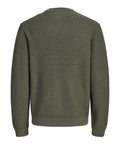 Jack e Jones Pullover Jprblaconnor Knit Crew Uomo 12301707 Forest Night - Verde