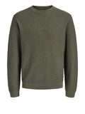 Jack e Jones Pullover Jprblaconnor Knit Crew Uomo 12301707 Forest Night - Verde