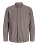 jack e jones camicia casual jprbluharvey twill solid uomo 12302264 hot fudge marrone 161886895