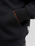 Jack e Jones Felpa Zip Jcolegacy Sweat Scuba Uomo 12302694 Black - Nero