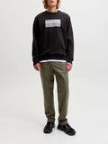 Jack e Jones Pantalone Carrot Uomo 12303011 Crocodile - Verde