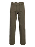 Jack e Jones Pantalone Carrot Uomo 12303011 Crocodile - Verde