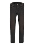 Jack e Jones Jeans Straight Jjichris Jjcrew Uomo 12303252 Black Denim - Nero