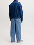 Jack e Jones Jeans Wide Jjidan Jjcrew Uomo 12303259 - Denim