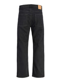 Jack e Jones Jeans Wide Jjited Jjclassic Uomo 12303635 Black Denim - Nero