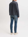 Jack e Jones Jeans Slim Jjiglenn Jjdylan Uomo 12304009 - Denim