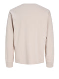 Jack e Jones T-shirt Uomo 12304181 Moonbeam - Avorio