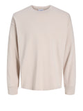 Jack e Jones T-shirt Uomo 12304181 Moonbeam - Avorio