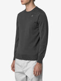 K-Way Pullover Sebastien Uomo K2142EW Grey Md Mel - Grey M - Grigio