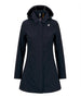 k way trench mathy bonded donna k2148bw blu 168029388
