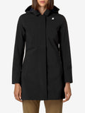 K-Way Trench Mathy Bonded Donna K2148BW BlacK-Blue Depth - Nero