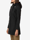 K-Way Trench Mathy Bonded Donna K2148BW BlacK-Blue Depth - Nero