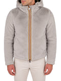 K-Way Giubbino Spacer Uomo K4132IW Green Army - Fur - Verde