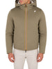 k way giubbino spacer uomo k4132iw green army fur verde 165987002