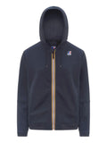 K-Way Felpa Zip Prosper Unisex K4147LW - Blu