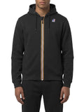 K-Way Felpa Zip Prosper Unisex K4147LW Black Pure - Nero