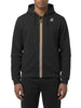 k way felpa zip prosper unisex k4147lw black pure nero 165954765