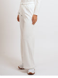 K-Way Pantalone Tuta Loyre Brushed Pc Donna K51338W White Natural - Bianco