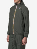 K-Way Giubbino Claude Warm Unisex K61273W Green Blackish - Verde