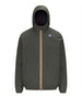 k way giubbino claude warm unisex k61273w green blackish verde 163599405