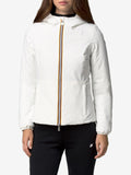 K-Way Giubbino Lily St Warm Double Donna K6128TW White Natural - Blac - Bianco