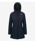 K-Way Giubbotto Denise St Warm Double Donna K6128UW BlacK-Blue Depth - Nero