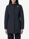 K-Way Giubbotto Denise St Warm Double Donna K6128UW BlacK-Blue Depth - Nero