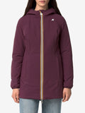 K-Way Giubbotto Denise St Warm Double Donna K6128UW Violet Mauve Wine - - Bordeaux