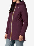K-Way Giubbotto Denise St Warm Double Donna K6128UW Violet Mauve Wine - - Bordeaux