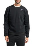 K-Way Felpa Nael Unisex K6132MW Black Pure - Nero