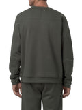 K-Way Felpa Nael Unisex K6132MW Green Blackish - Verde