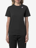 K-Way T-shirt Leonide Unisex K7142KW Black Pure - Nero