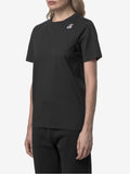 K-Way T-shirt Leonide Unisex K7142KW Black Pure - Nero