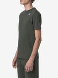 K-Way T-shirt Leonide Unisex K7142KW Green Blackish - Verde