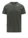 K-Way T-shirt Leonide Unisex K7142KW Green Blackish - Verde