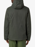 K-Way Giubbino Jacko Twill Marmotta Uomo K8133DW Green B-Blue A - Verde