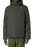 K-Way Giubbino Jacko Twill Marmotta Uomo K8133DW Green B-Blue A - Verde