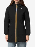 K-Way Giubbotto Denise St Warm Double Donna K8134CW Black Pure - Green A - Nero