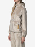 K-Way Giubbino Lily Velour Polar Double Donna K8138NW - Beige