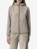 K-Way Giubbino Lily Velour Polar Double Donna K8138NW - Beige