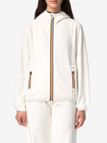 K-Way Giubbino Lily Velour Polar Double Donna K8138NW White NaT-White Nat - Bianco
