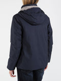 K-Way Giubbino Marlette Twill Soft Beaver Donna K8144BW - Blu