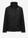 K-Way Giubbino Marlette Twill Donna K8144BW Black Pure - Grey wa - Nero