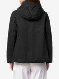 K-Way Giubbino Marlette Twill Donna K8144BW Black Pure - Grey wa - Nero