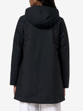 K-Way Giubbino Sophie Twill Soft Donna K8144CW Black Pure - Grey wa - Nero